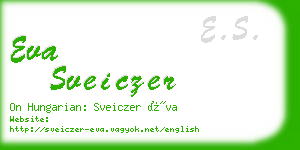 eva sveiczer business card